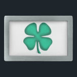 Lucky 4 Löv Irish Klöver, vit rektangulär låsbesla<br><div class="desc">Lucky 4 Löv irländska Klöver bälte-låsbeslag är ett underbart sätt att visa "dina irländska" och underbara låsbeslag till bäran för St. Patrick's Day,  för parad och varje dag. Lucky 4 Löv Irish Klöver är Steamy Raimon originalkonstverk och 1:a 4 löv klöver-designen för försäljning någonsin på www var som helst.</div>