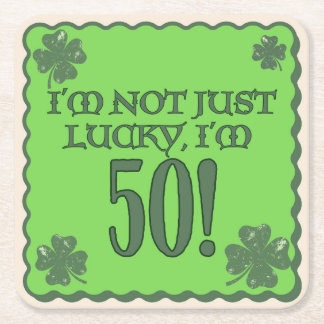 Lucky 50:e födelsedagen Underlägg