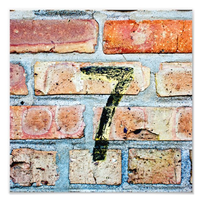 Lucky 7 fototryck (Framsidan)