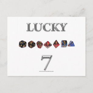 Lucky 7 vykort