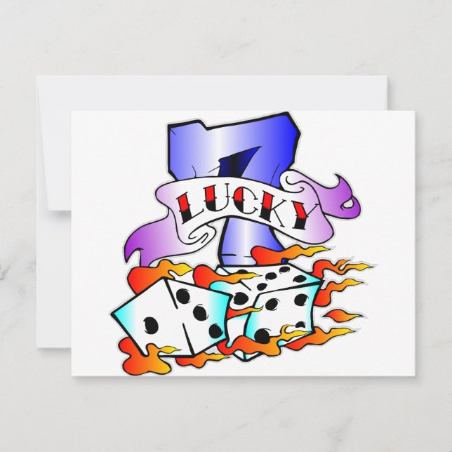 Lucky 7 w/ Dice (Framsida)