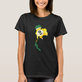 Lucky 9 ball in the shape of Thailand T Shirt