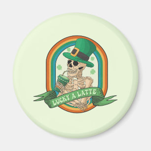 Lucky A Latte Magnet