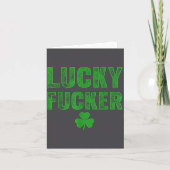 Lucky And Lucky Forer St Patricks Day  Kort (Framsida)