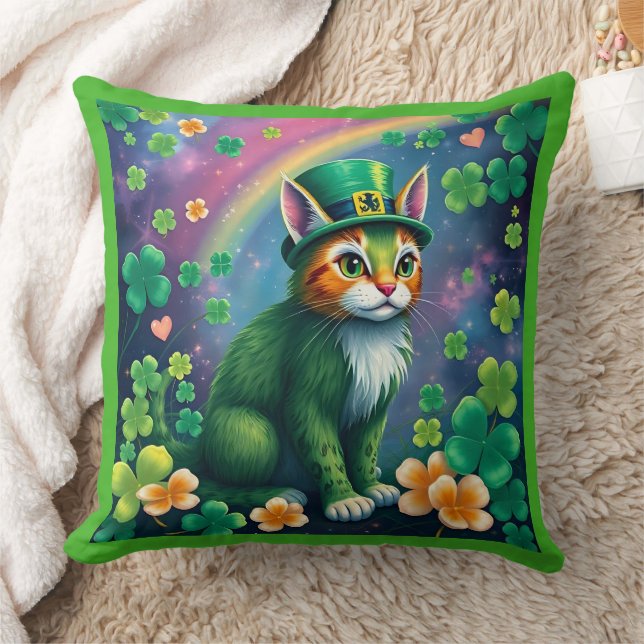 Lucky Animals in Disguise - St. Patrick’s Day Fun Kudde (Filt)