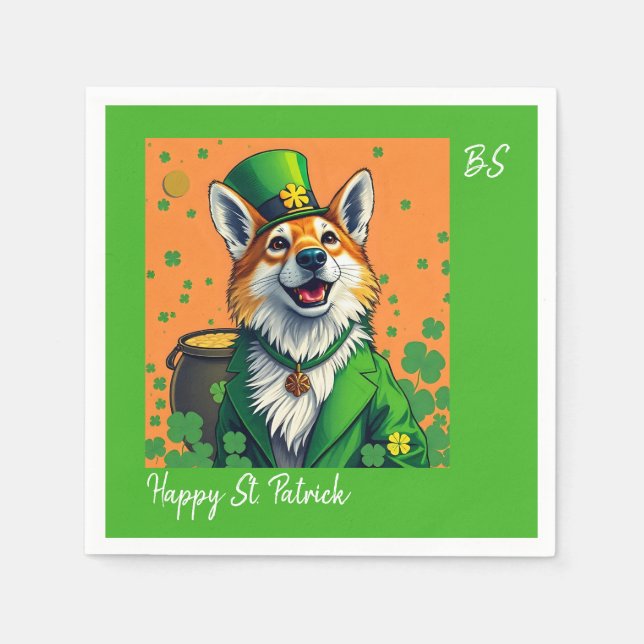Lucky Animals in Disguise - St. Patrick’s Day Fun Pappersservett (Framsidan)