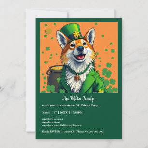 Lucky Animals in Disguise - St. Patrick's Day Roli Inbjudningar