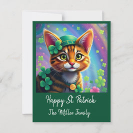 Lucky Animals in Disguise - St. Patrick's Day Roli Julkort