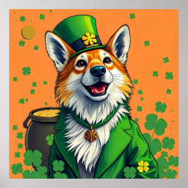 Lucky Animals in Disguise - St. Patrick's Day Roli Poster