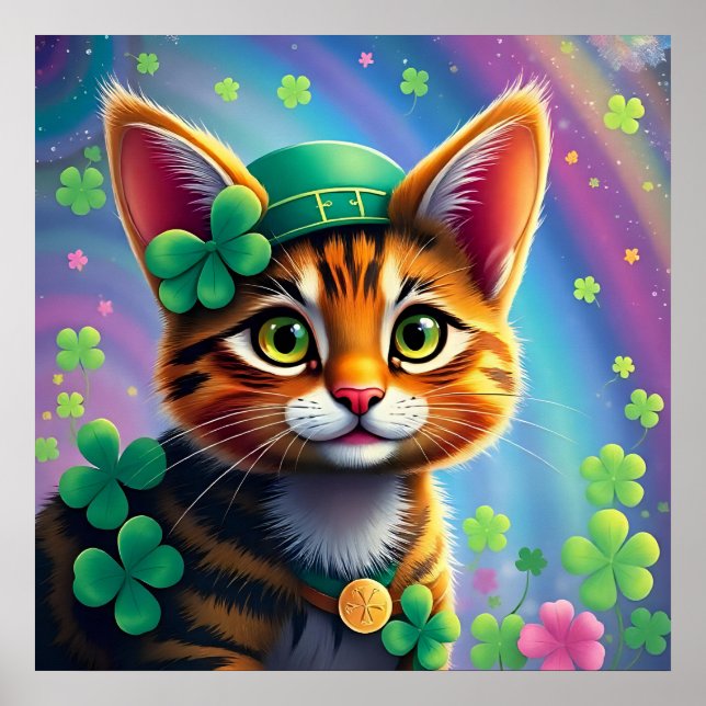 Lucky Animals in Disguise - St. Patrick's Day Roli Poster (Framsidan)
