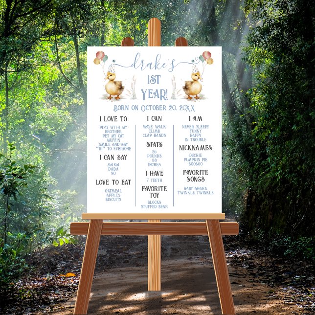 Lucky Anka 1:a födelsedagsmomsten Poster (Skapare uppladdad)