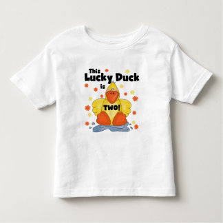 Lucky Anka 2:a födelsedagen Tshirts och presenter