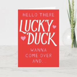 Lucky Anka Funny Valentine Greeting Card Kort