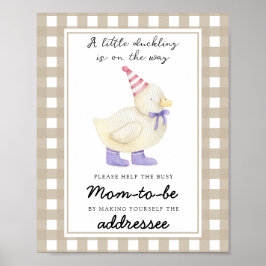 Lucky anka - Hjälp Busy Mamma att be om hjälp Poster