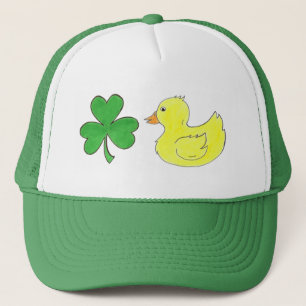 Lucky Anka Shamrock Rubber Ducky St. Patrick's Day Keps