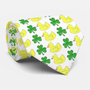 Lucky Anka St. Patrick's Day Shamrock Rubber Ducky Slips