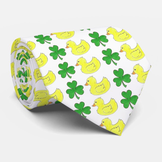 Lucky Anka St. Patrick's Day Shamrock Rubber Ducky Slips (Rullad)