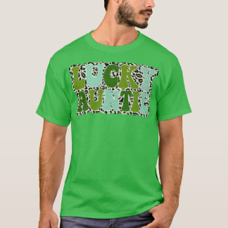 Lucky Auntie St patrick's day Funny Moster Irish S T Shirt