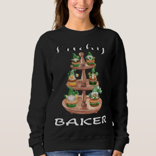 Lucky Baker Gnomes Muffinss Design Irish Symbols A T Shirt