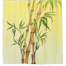 Lucky Bamboo 1 Shower Curtain