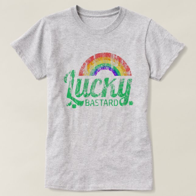 Lucky Bastard T Shirt (Design framsida)