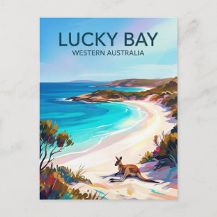 Lucky Bay Australien Vykort