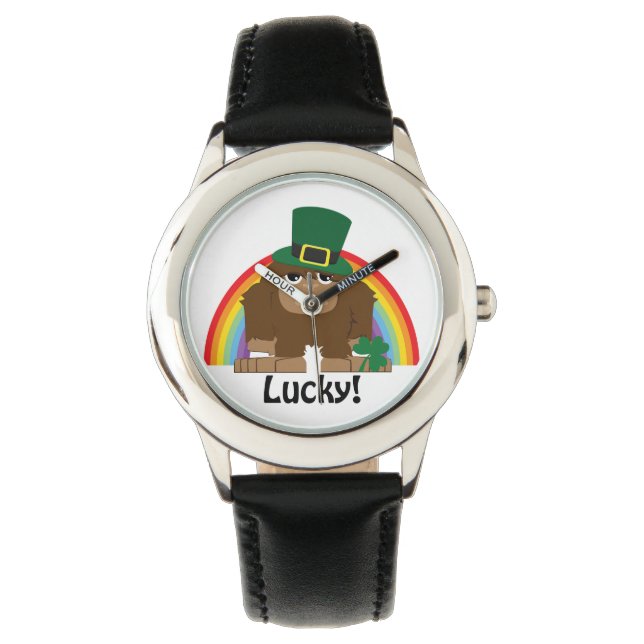 Lucky Bigfoot Leprechaun Armbandsur (Framsida)