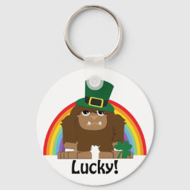 Lucky Bigfoot Leprechaun Nyckelring