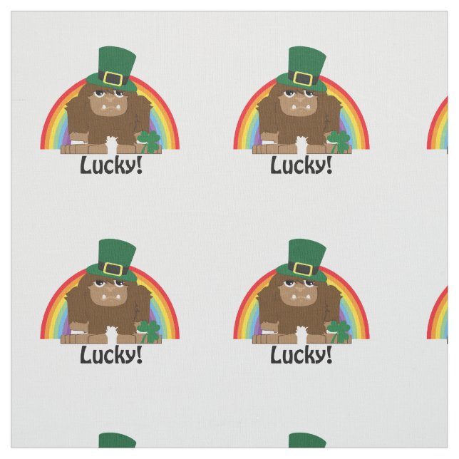 Lucky Bigfoot Leprechaun Tyg (Provkarta)