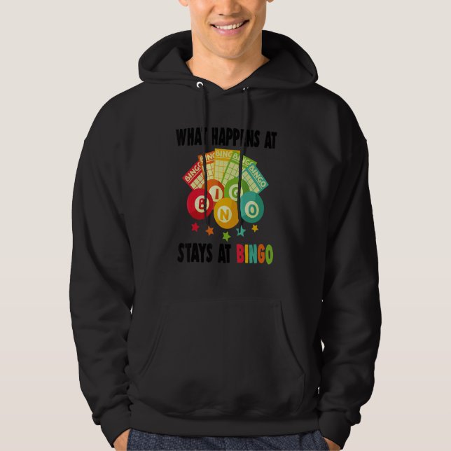 Lucky Bingo Charms   Women Men Lucky Bingo   Hoodie (Framsida)