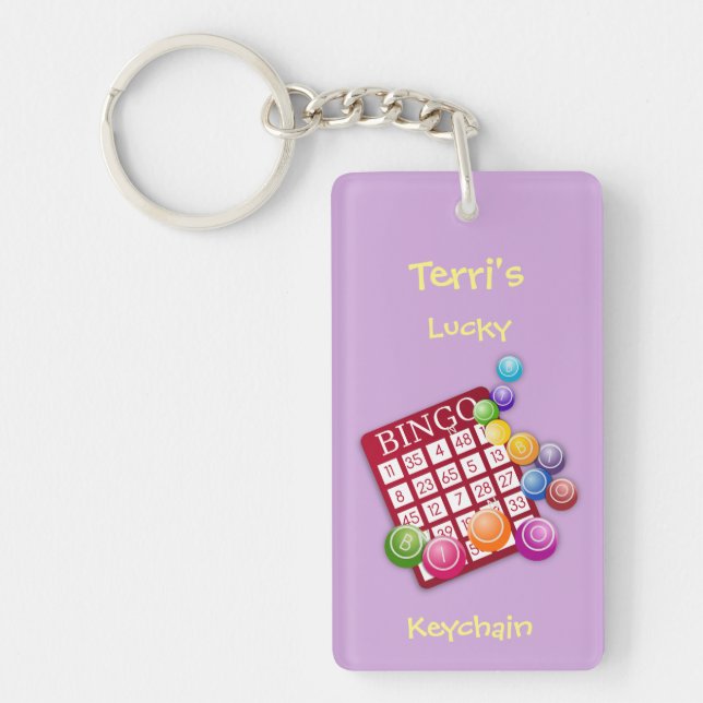 Lucky BINGO Keychain *Personalize* (Framsidan)