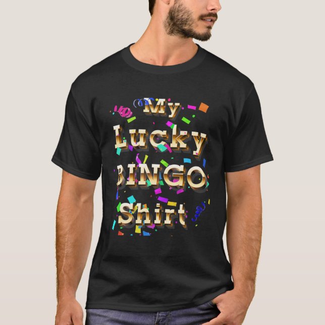 Lucky Bingo Night - Roligt Lycka till Charm for Gr T Shirt (Framsida)