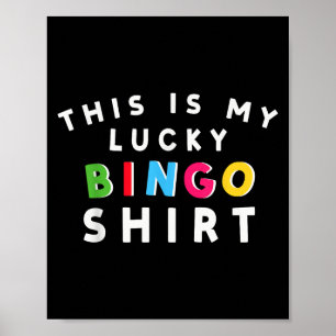 Lucky Bingo Player Poster