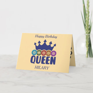 Lucky Bingo Queen Birthday Kort