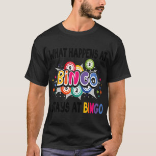 Lucky Bingo vad som händer vid Bingo-stationen i B T Shirt