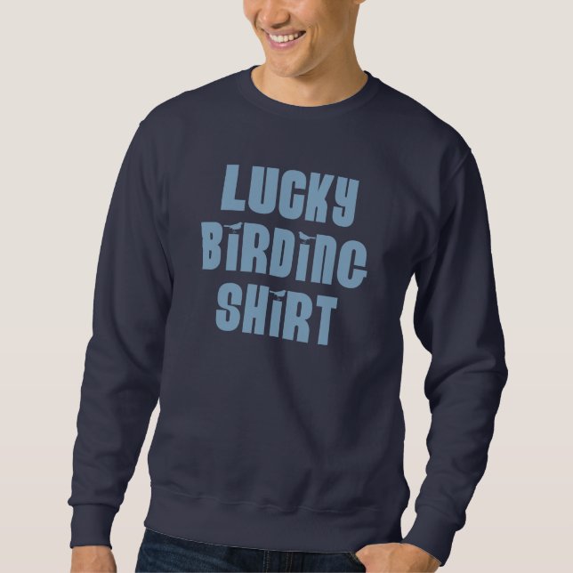 Lucky Birding Shirt Lång Ärmad Tröja (Framsida)
