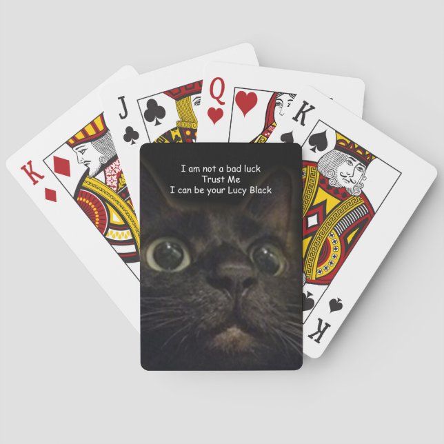 Lucky Black Cat Casinokort (Baksidan)