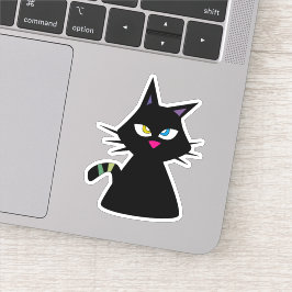 Lucky Black Cat Klistermärken