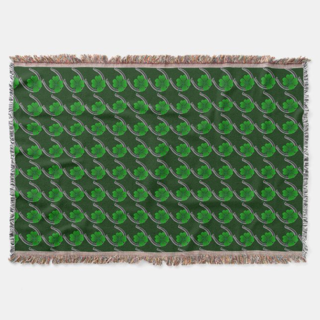 Lucky Blanket St Patrick's Lucky Throw Blanket Filt (Framsidan)
