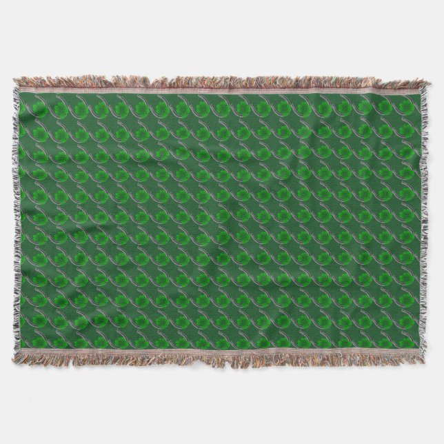 Lucky Blanket St Patrick's Lucky Throw Blanket Mysfilt (Framsidan)