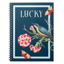 Lucky Blue Songbird Anteckningsbok