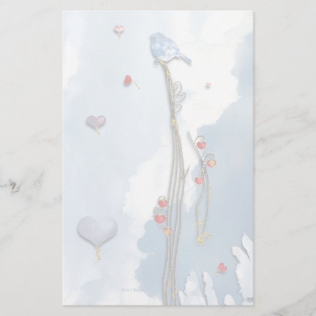 Lucky Bluebird! Brevpapper (Framsida)