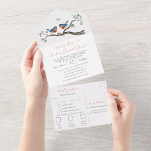 Lucky Bluebirds Secret Forest Garden Wedding