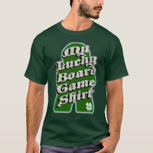 Lucky Boardmatch Roligt Fortunate Gamer Slogan T Shirt