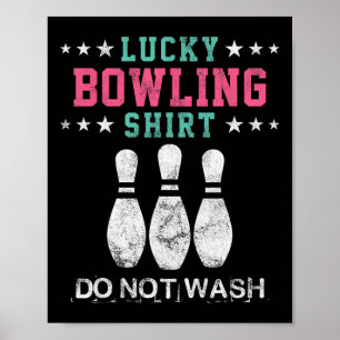 Lucky Bowling Gift for Women Maka Mamma eller Girl Poster