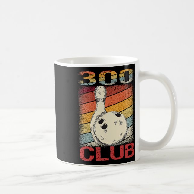 Lucky Bowling The Perfect Game Tröja 300 Club  Kaffemugg (Höger)