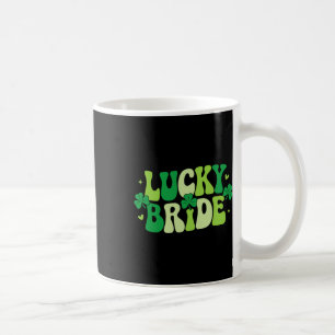 Lucky Bride Groom Par Matching Bröllop St Patr Kaffemugg