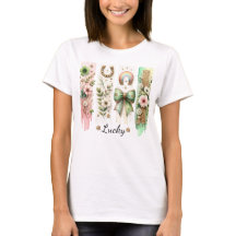 Lucky brushstroke St. Patrick's Day T-Shirt