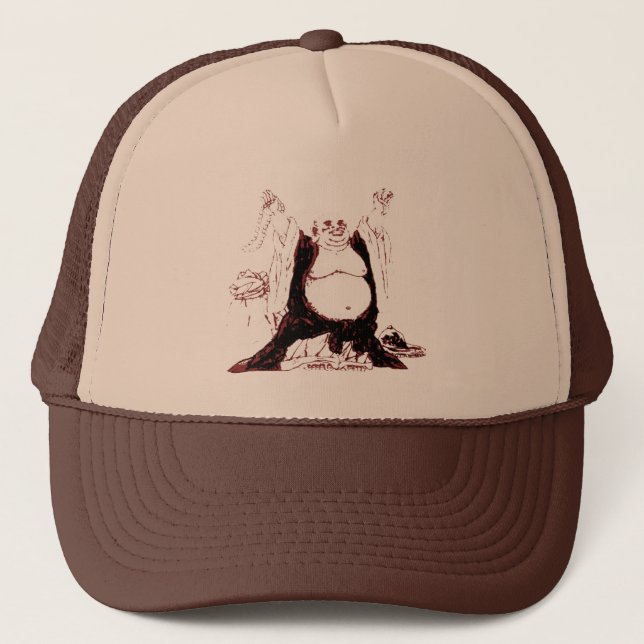 Lucky Buddha Hat Truckerkeps (Framsida)