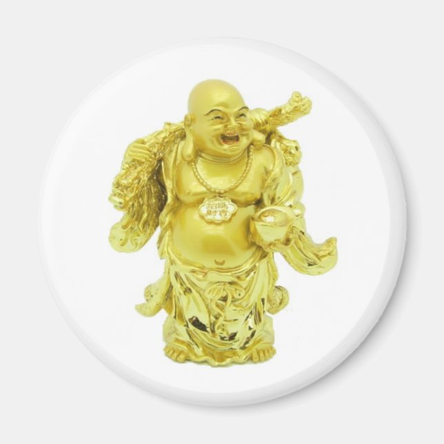 Lucky Buddha Magnet (Framsidan)